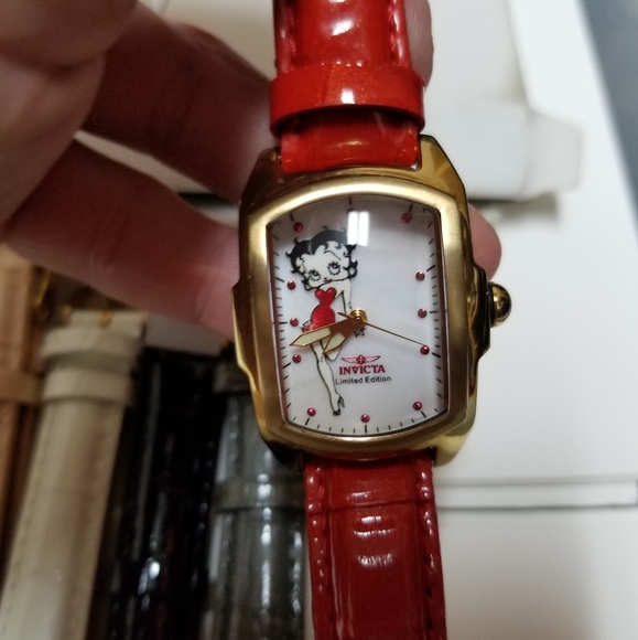 Betty Boop  Invicta watch leather watch - Picture 3 of 3